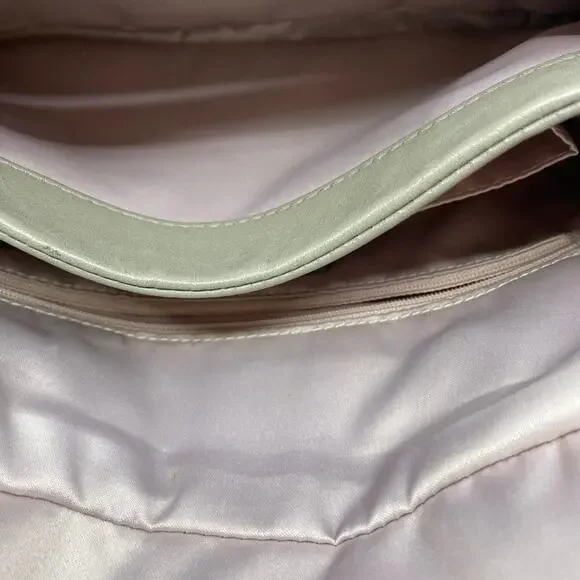 Coach Medium Gray Leather Crossbody Bag/Handbag
